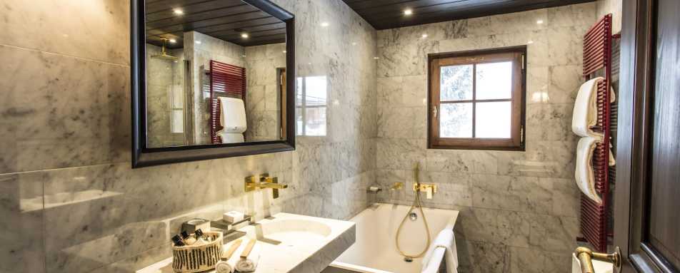 Bathroom, Chalet Chene - La Mourra
